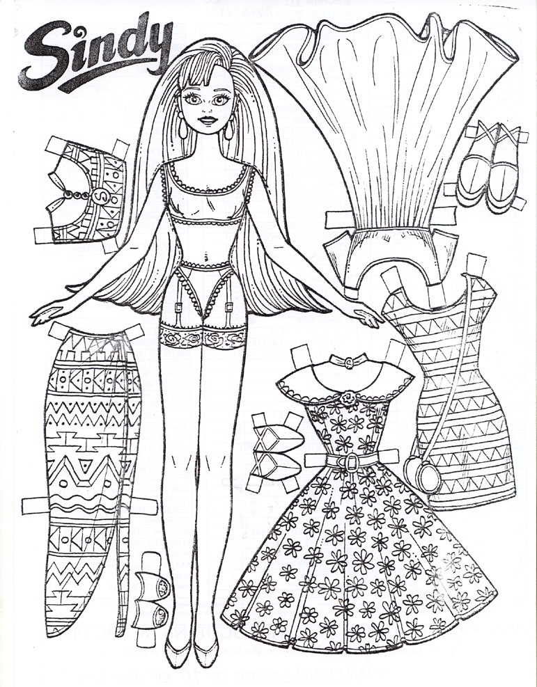 Coloring Paper Dolls Free Printables Free Printable Paper Coloring Paper Dolls Free Printables Free Printable Paper