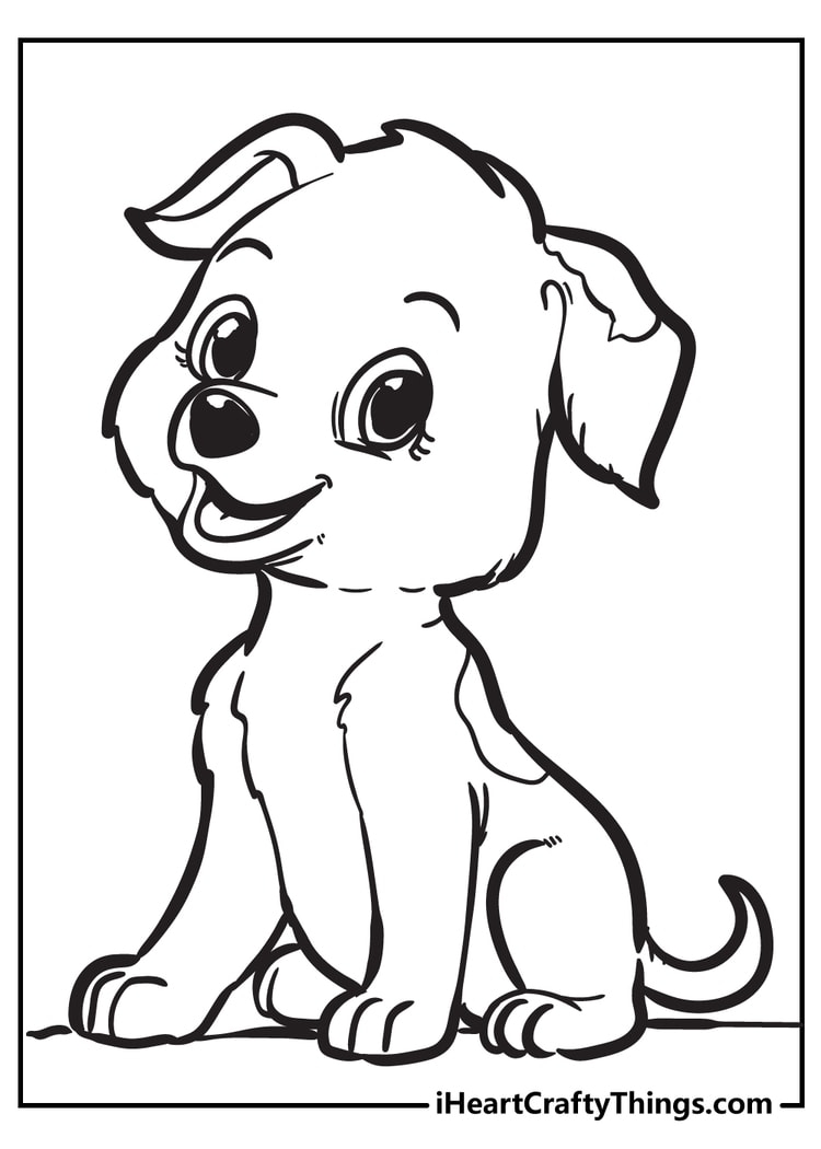 Coloring Sheet Printable Puppy Coloring Sheet Printable Puppy