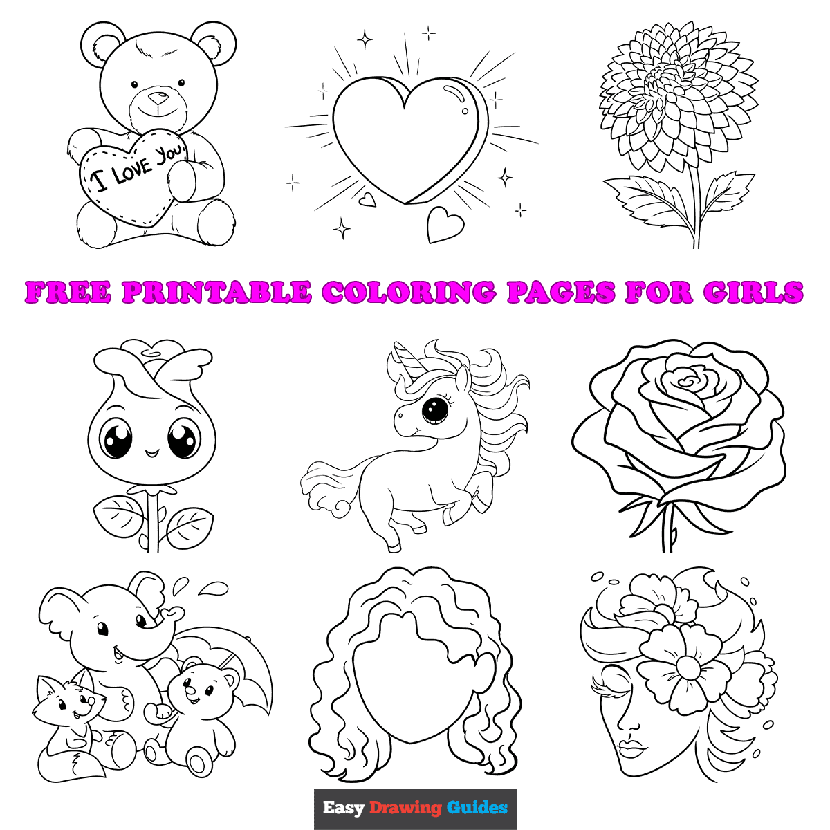 free girls coloring pages printable free girls coloring pages printable