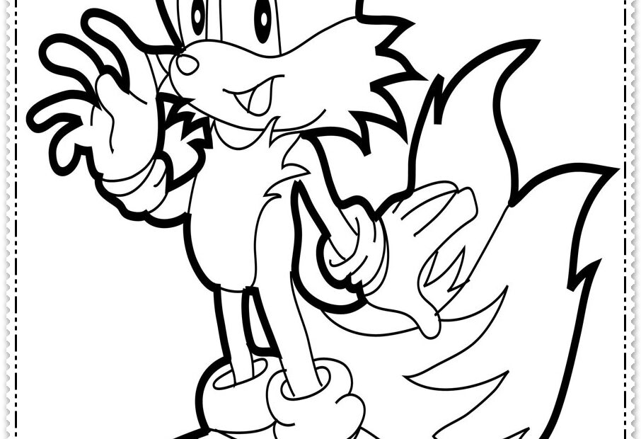 Coloring Sonic Hedgehog Pages