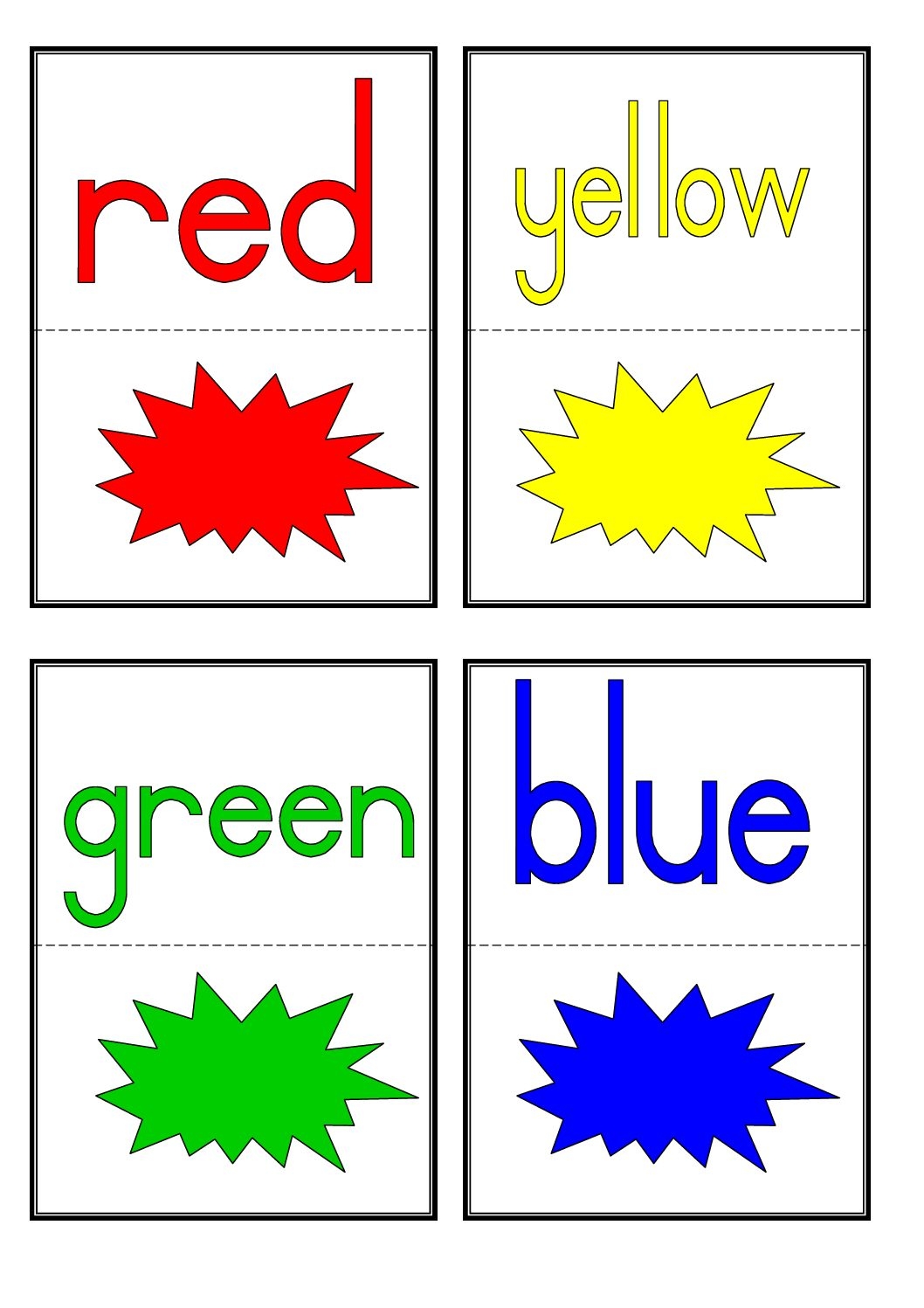 Colors Flashcards Printable Pdf Colors Flashcards Printable Pdf