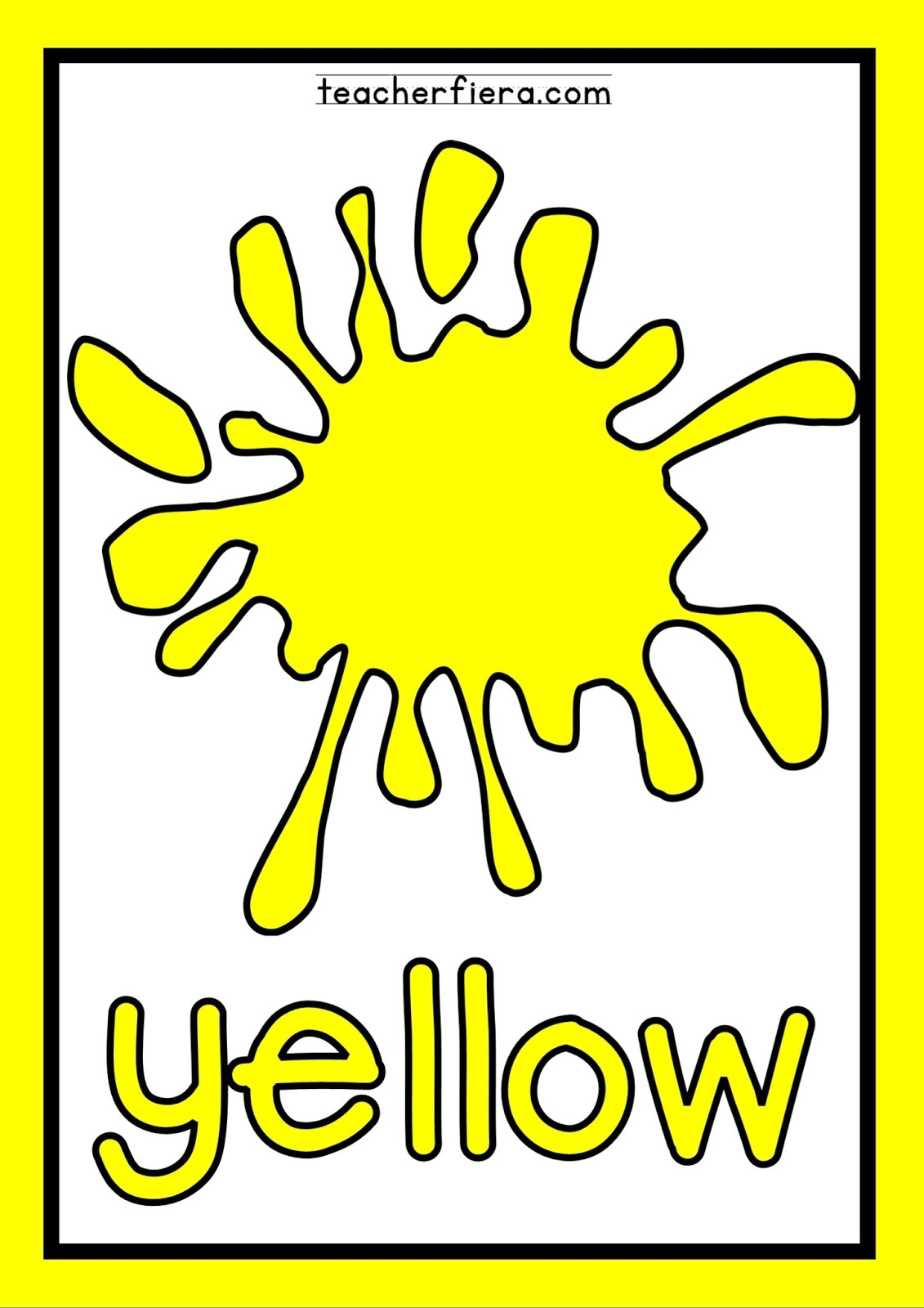 Colors Flashcards Printable Colors Flashcards Printable