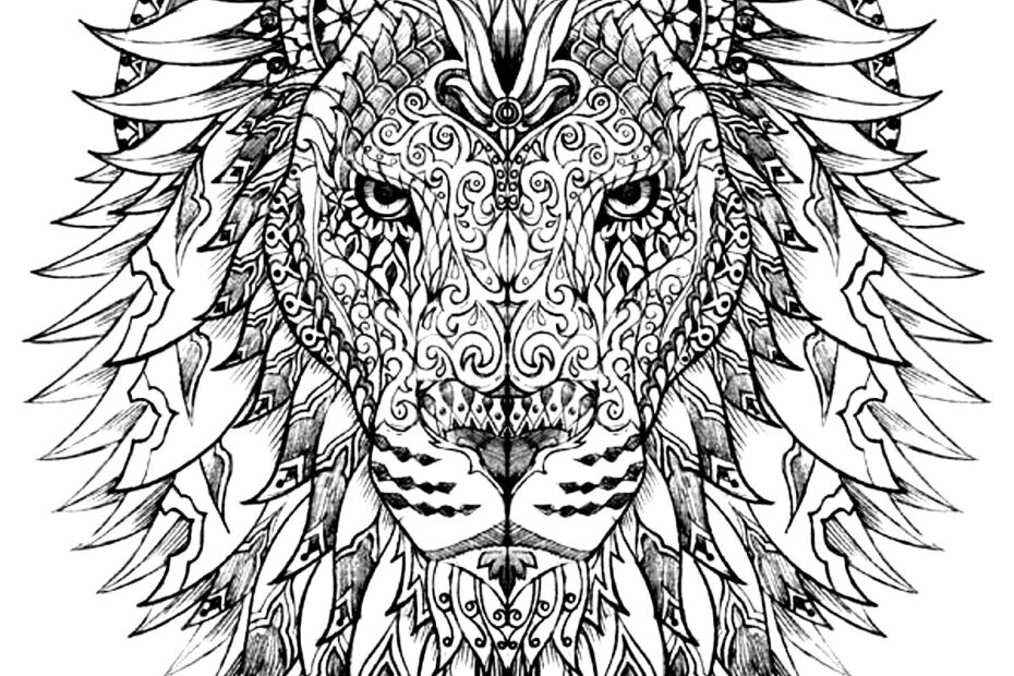 Complicated Animal Coloring Pages Coloring Home