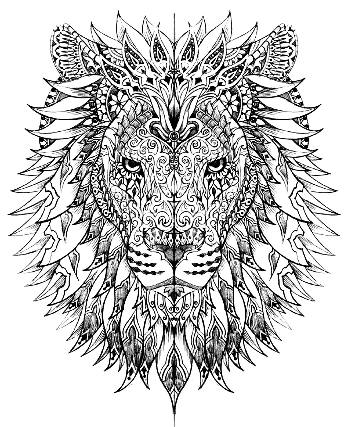 Complicated Animal Coloring Pages Coloring Home Complicated Animal Coloring Pages Coloring Home