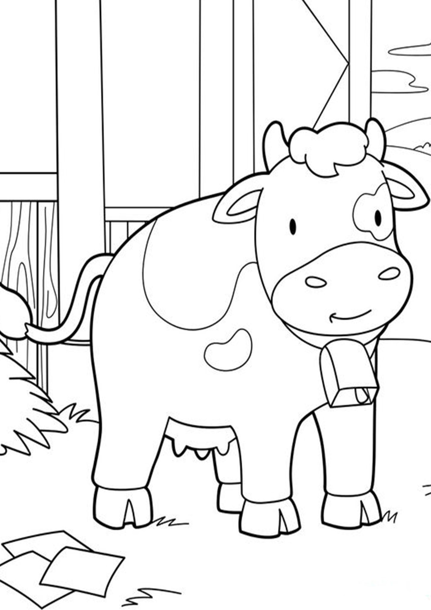 Cow Coloring Pages Free Printable Cow Coloring Pages Free Printable