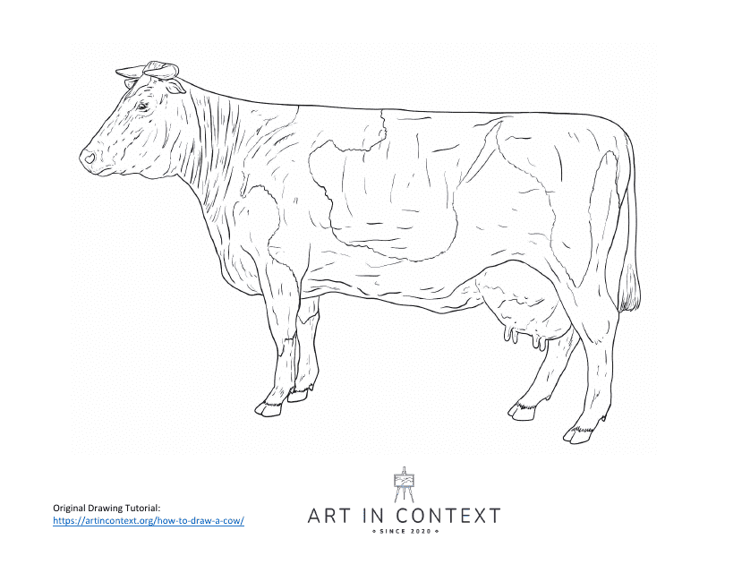 Cow Coloring Sheet Download Printable PDF Templateroller Cow Coloring Sheet Download Printable PDF Templateroller