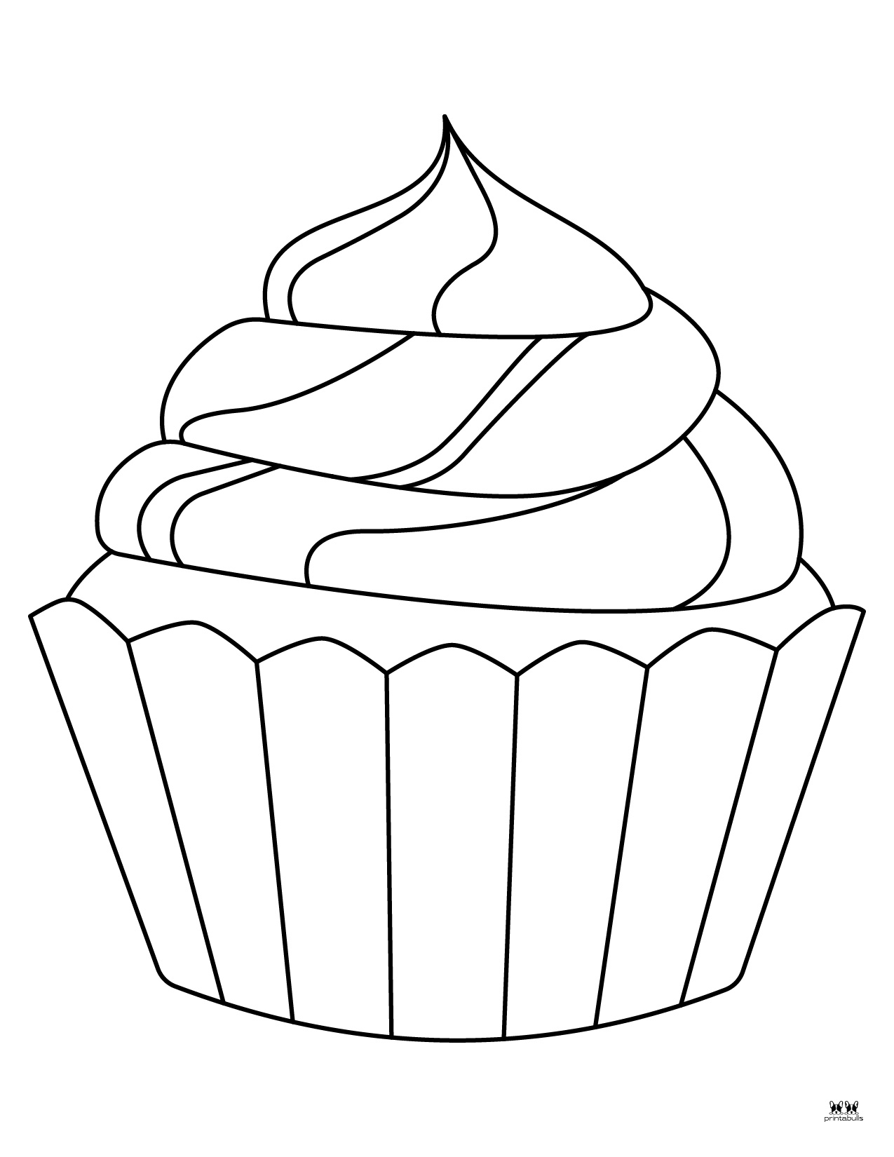 Cupcake Coloring Pages 25 FREE Printables Printabulls Cupcake Coloring Pages 25 FREE Printables Printabulls