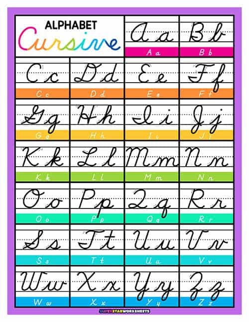Cursive Alphabet Letters Printable Pdf Free Infoupdate Cursive Alphabet Letters Printable Pdf Free Infoupdate