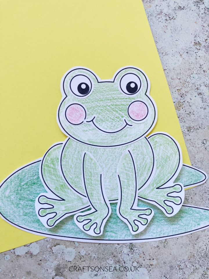 Cut And Paste Frog Craft FREE Printable Crafts On Sea Cut And Paste Frog Craft FREE Printable Crafts On Sea