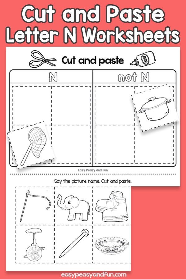 Cut And Paste Letter N Worksheets Easy Peasy And Fun Membership Cut And Paste Letter N Worksheets Easy Peasy And Fun Membership