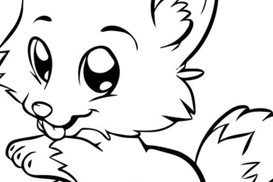 Cute Animal Free Printable Coloring Pages