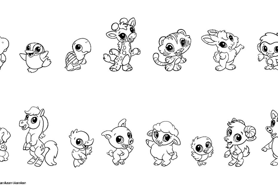Cute Animals Coloring Pages Turkau