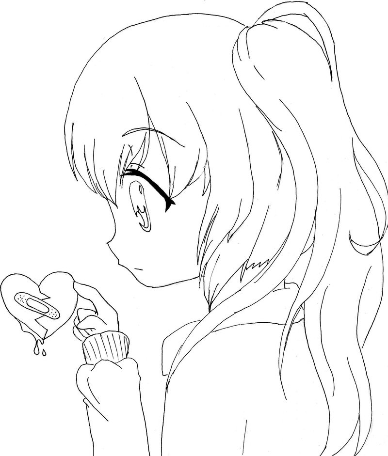 Cute Anime Coloring Pages Printable Cute Anime Coloring Pages Printable