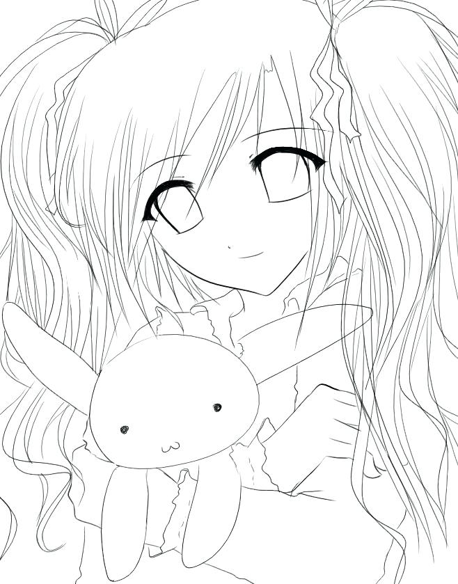 Cute Anime Coloring Pages Printable Cute Anime Coloring Pages Printable