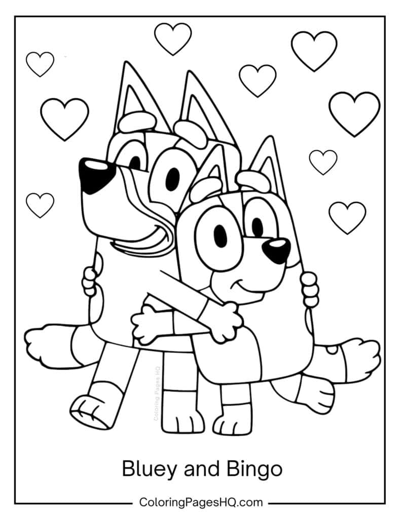 Cute Bluey Coloring Pages Free PDF Printables Coloring Pages HQ Cute Bluey Coloring Pages Free PDF Printables Coloring Pages HQ