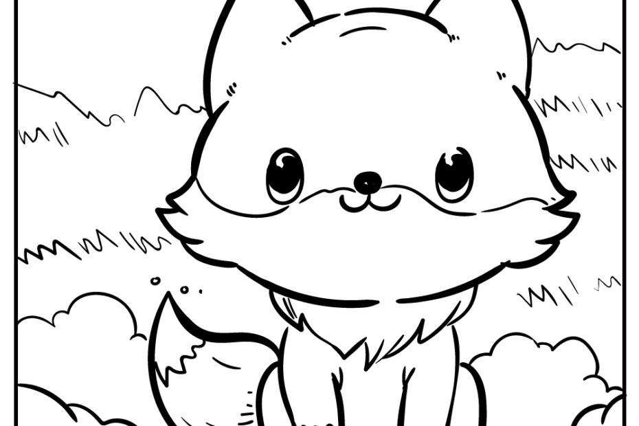 Cute Coloring Pages Animals Adorable Animal Cute Baby Animal Coloring Pages