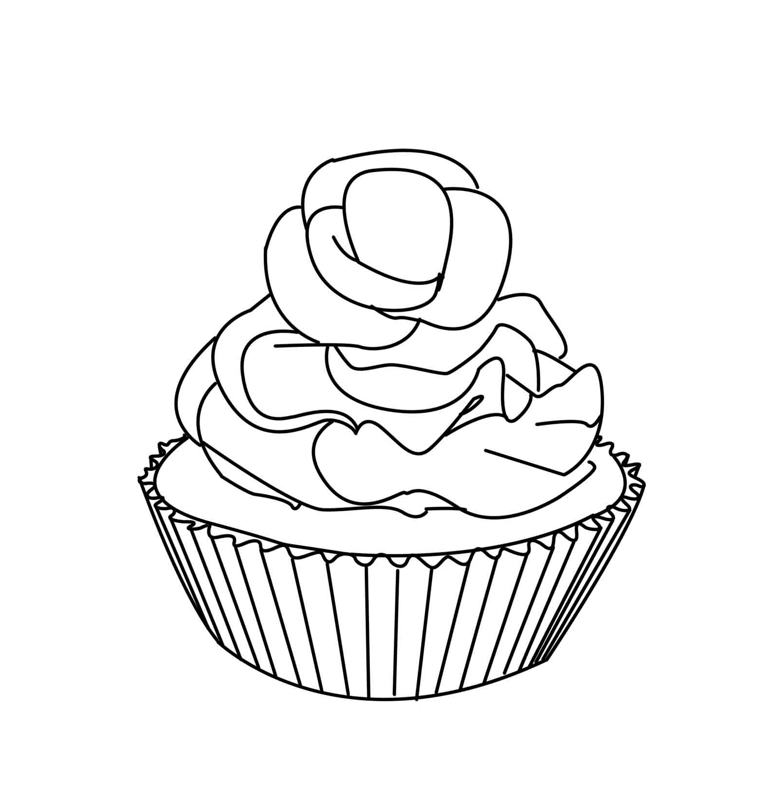 Cute Cupcake Coloring Pages Coloring Home Cute Cupcake Coloring Pages Coloring Home