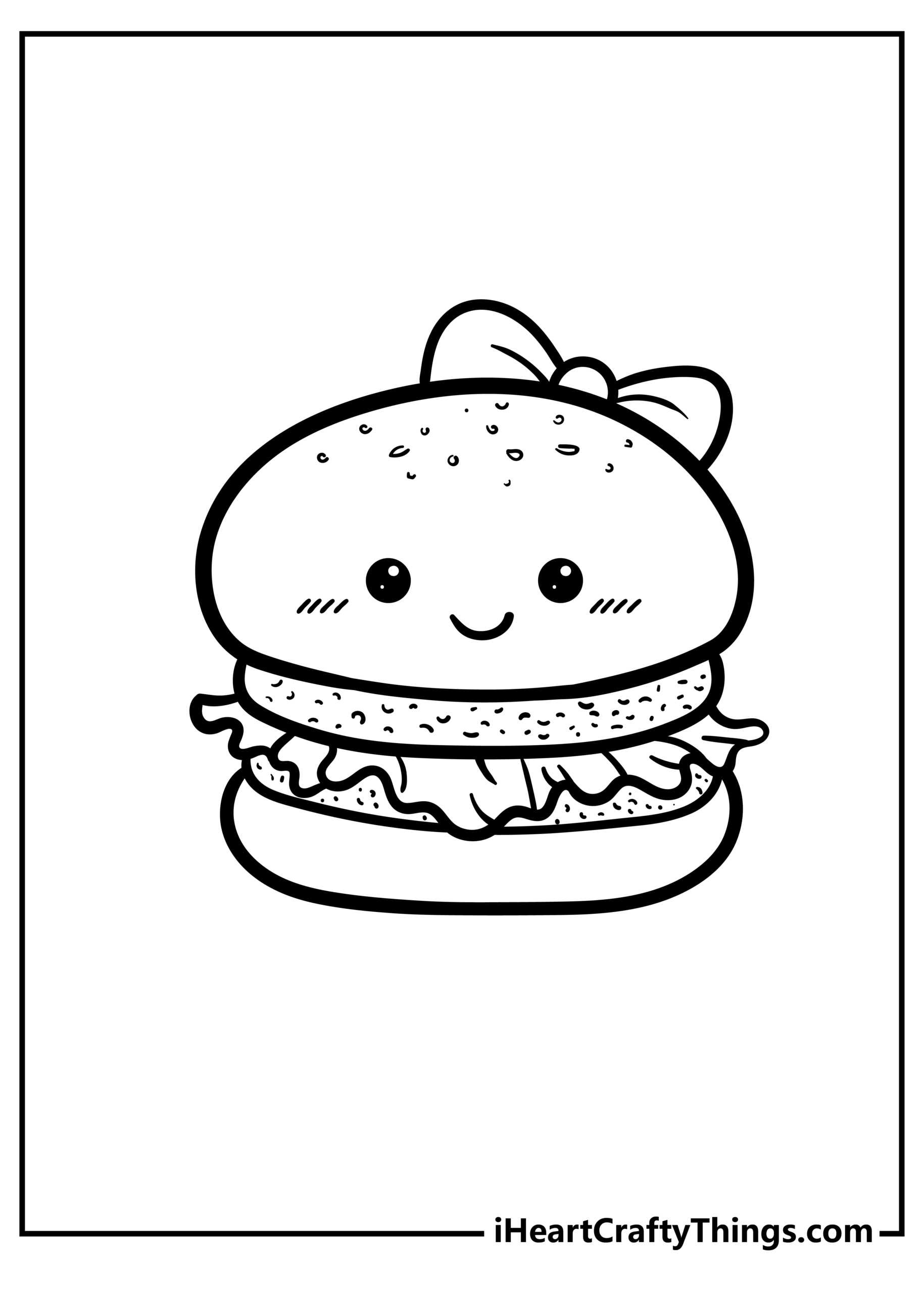 Cute Food Coloring Pages Free Printable Cute Food Coloring Pages Free Printable