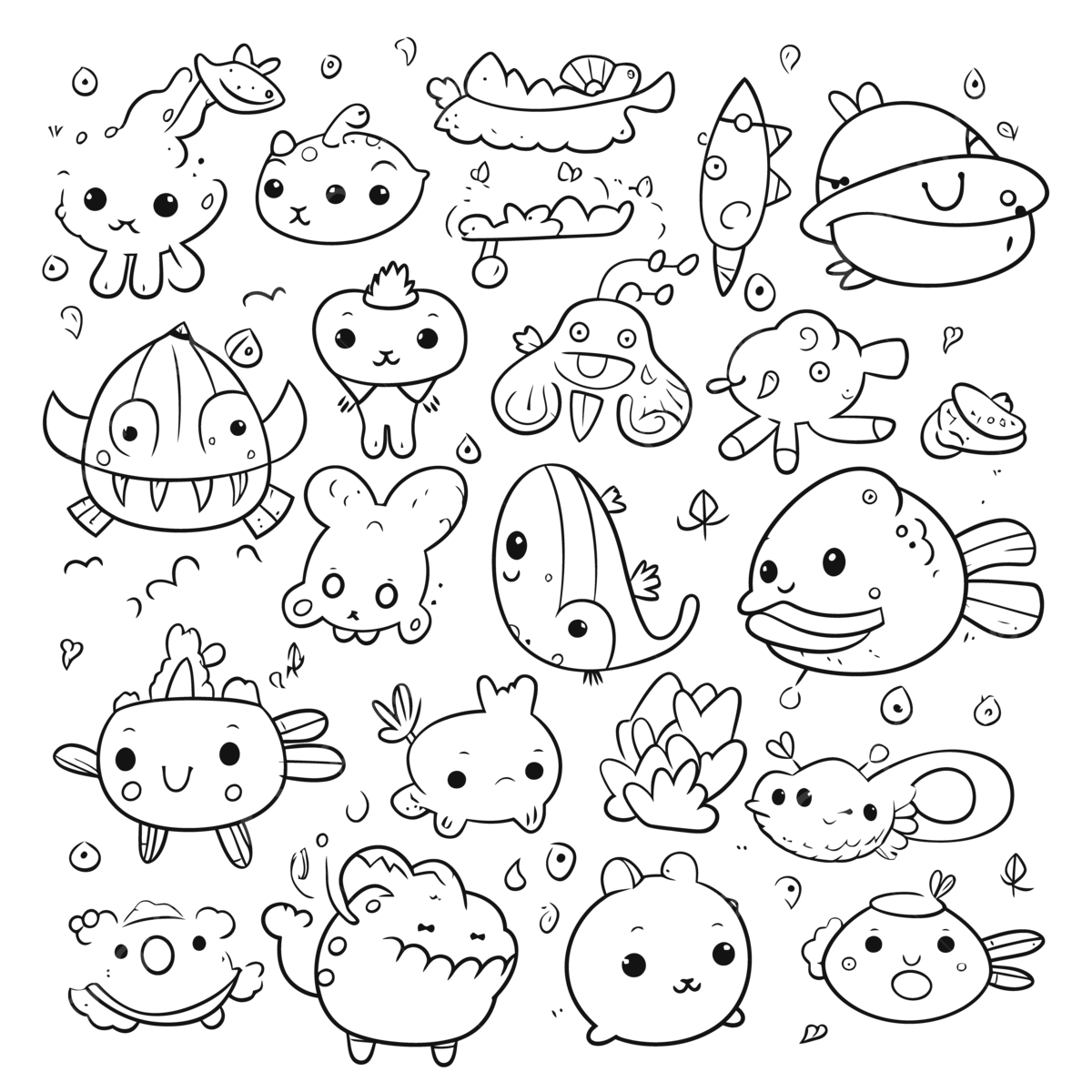 Cute Kawaii Animals Coloring Pages Fox Coloring Pages Cute Kawaii Animals Coloring Pages Fox Coloring Pages