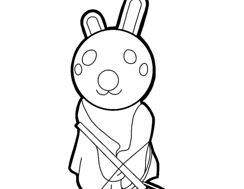 Cute Piggy Coloring Pages