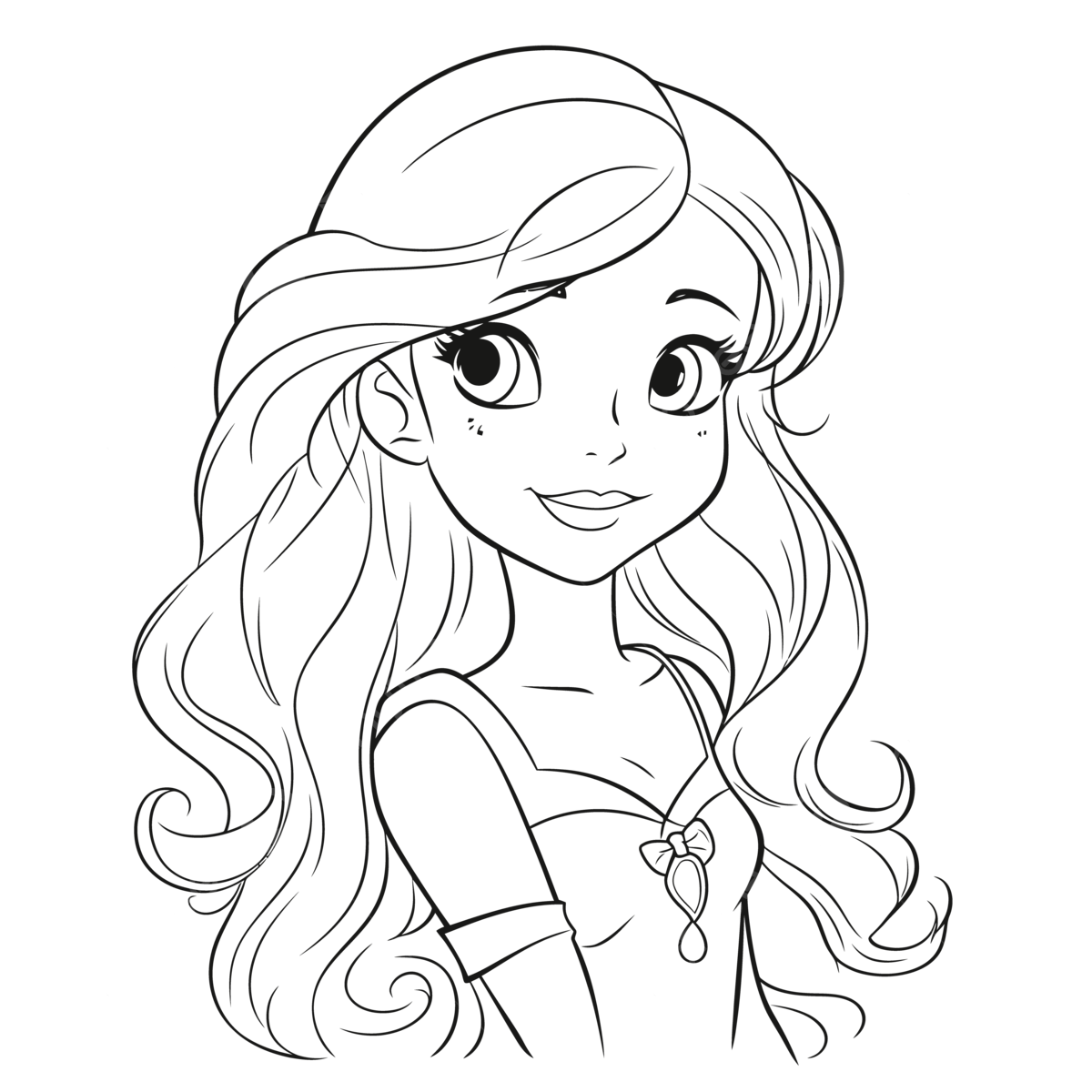 Cute Princess Coloring Pages Outline Sketch Drawing Vector Wing Cute Princess Coloring Pages Outline Sketch Drawing Vector Wing