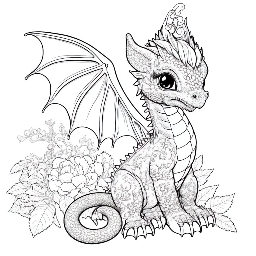 printable dragon coloring pages printable dragon coloring pages