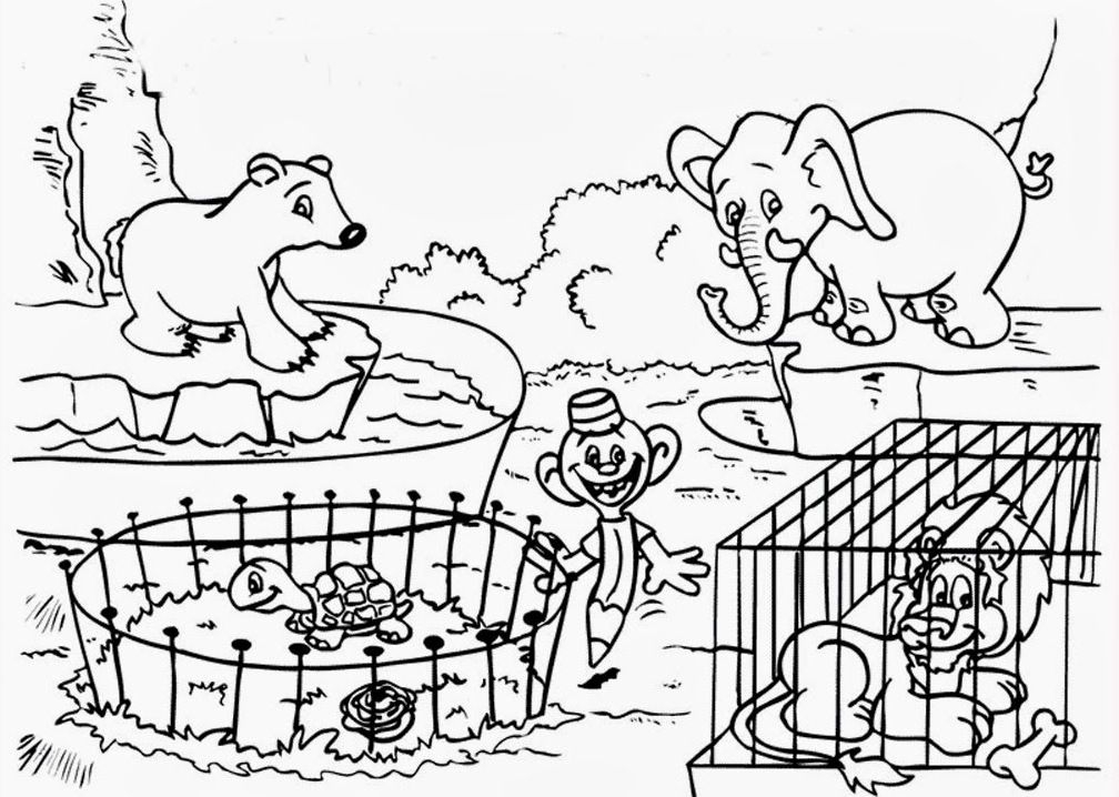 Cute Zoo Animal Coloring Pages Coloring Home Cute Zoo Animal Coloring Pages Coloring Home