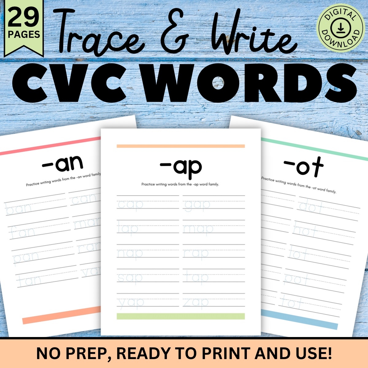 CVC Word Worksheets CVC Spelling CVC Word Tracing Worksheets CVC Word Worksheets CVC Spelling CVC Word Tracing Worksheets