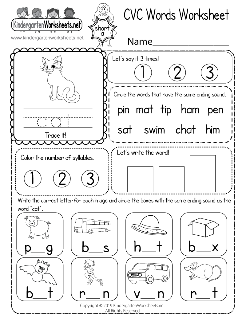 Cvc Words Tracing Worksheets AlphabetWorksheetsFree Cvc Words Tracing Worksheets AlphabetWorksheetsFree