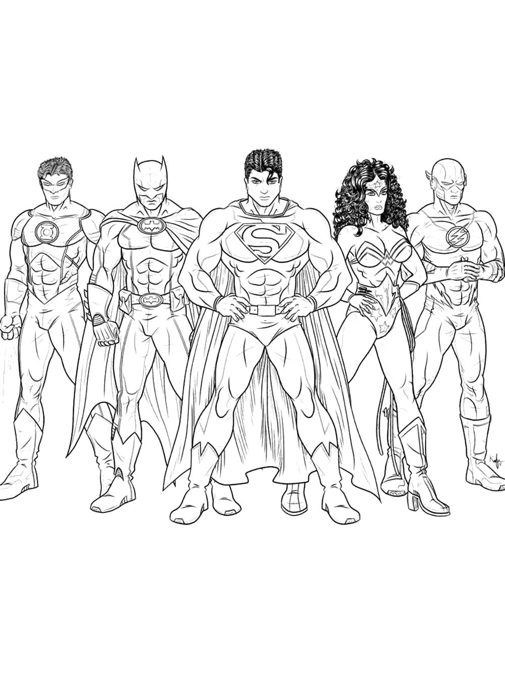 Superhero Coloring Pages Superhero Coloring Pages