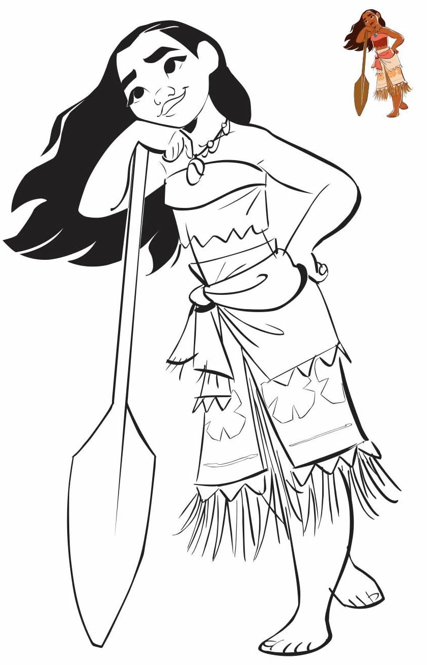 Desenhos da Moana para Colorir Desenhos da Moana para Colorir
