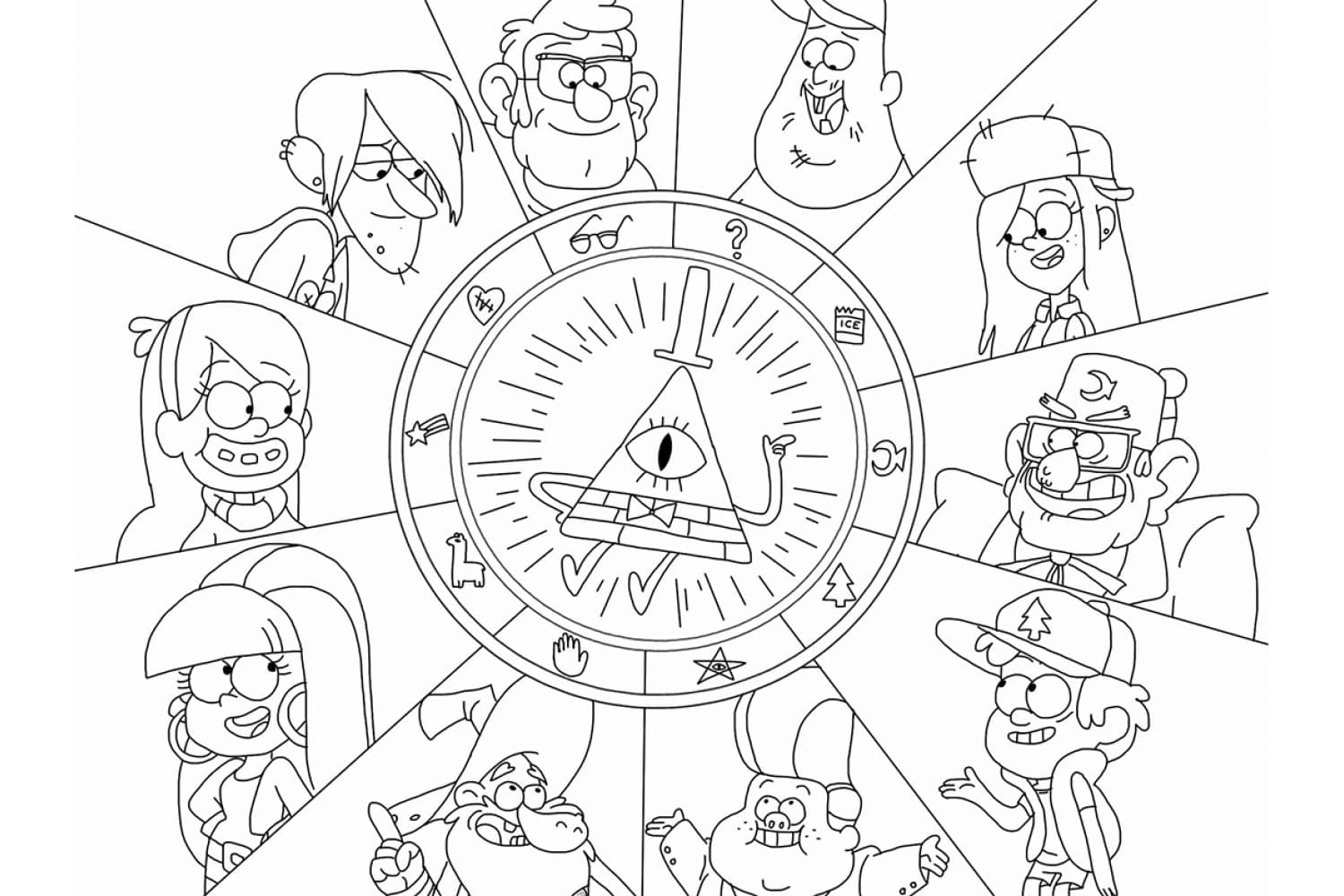 Desenhos De Gravity Falls 3 Para Colorir E Imprimir ColorirOnline Com Desenhos De Gravity Falls 3 Para Colorir E Imprimir ColorirOnline Com