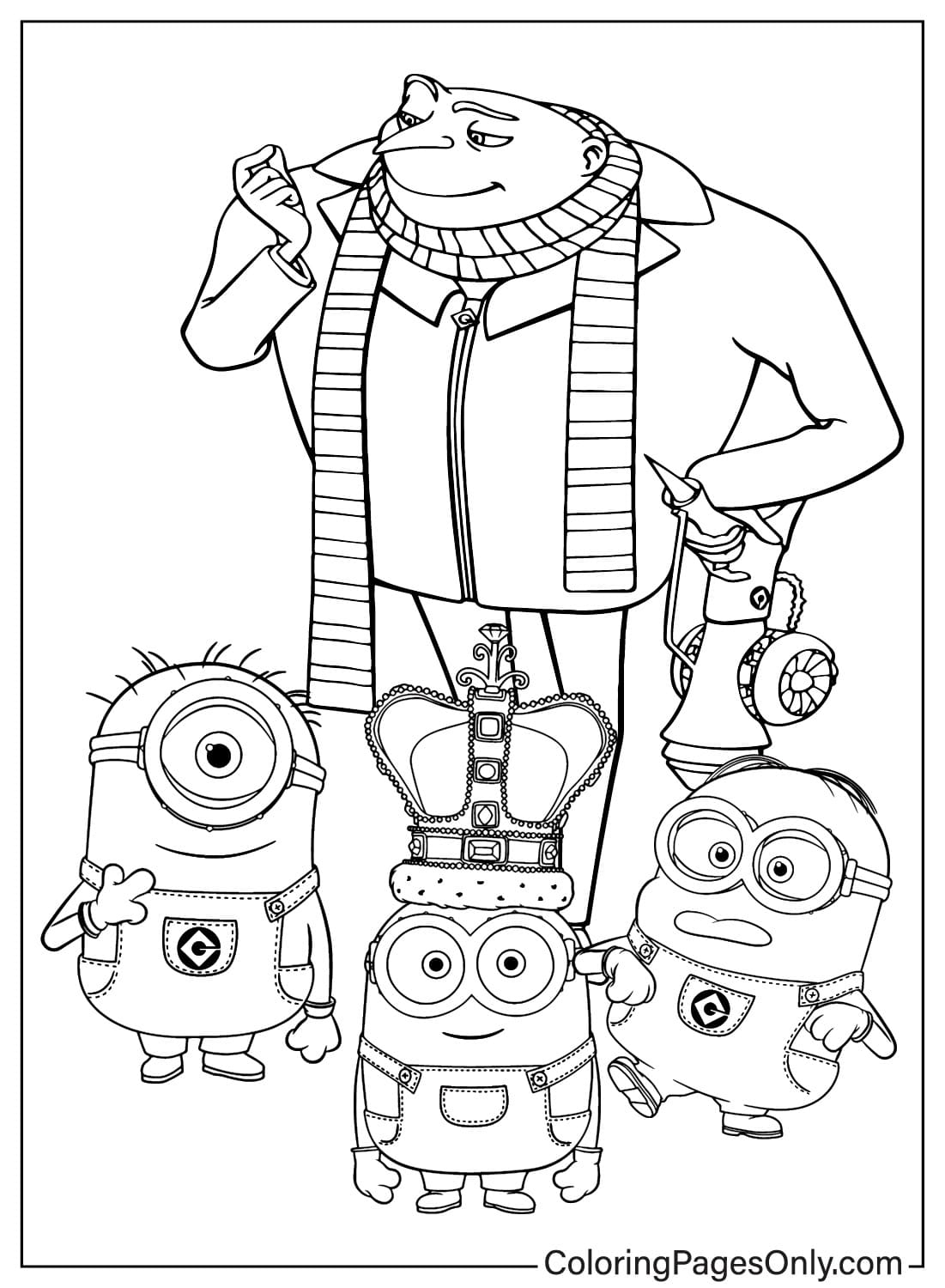 Despicable Me Coloring Page Free Printable Coloring Pages Despicable Me Coloring Page Free Printable Coloring Pages