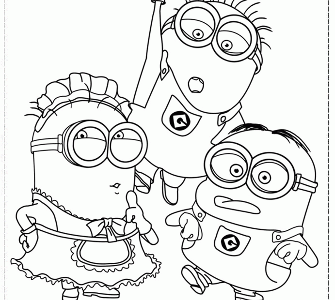 Despicable Me Printable Coloring Pages Coloring Home