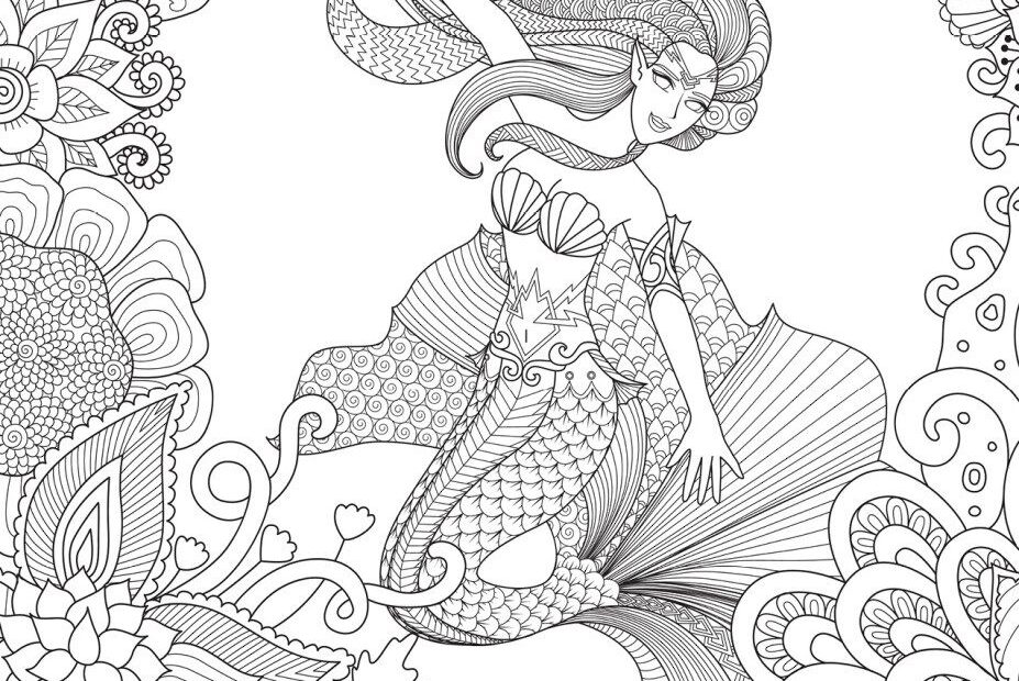 Dessin Tr s Difficile Merveilleuse Sir ne Colorier Disney Infinity