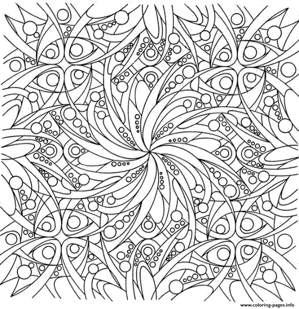 Detailed Flowers Adults Coloring Page Printable Detailed Flowers Adults Coloring Page Printable