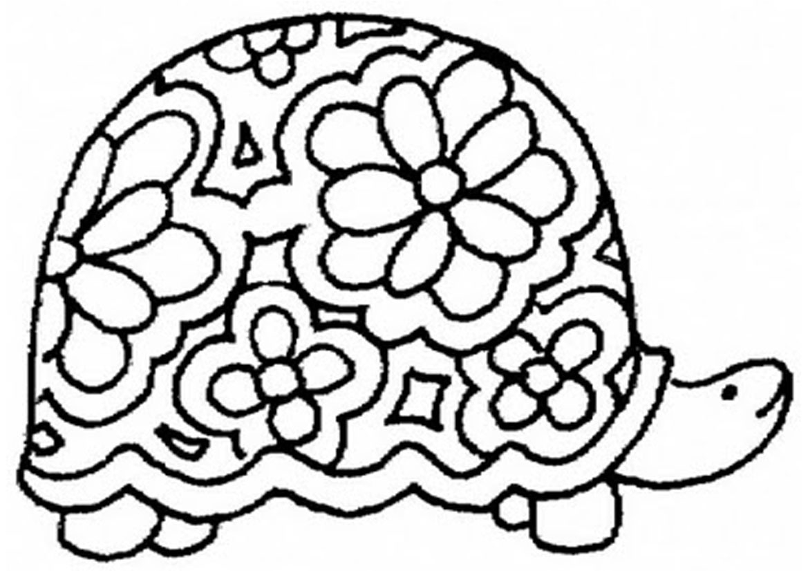 detailed turtle coloring page detailed turtle coloring page