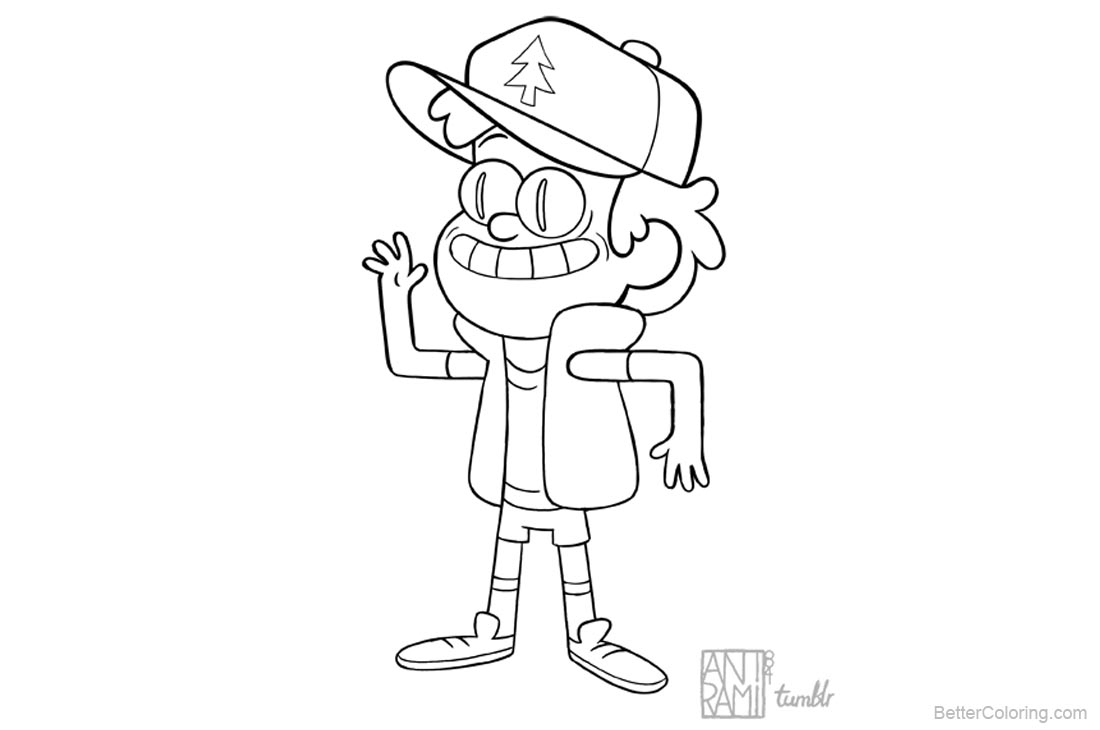 Dipper From Gravity Falls Coloring Pages Free Printable Coloring Pages Dipper From Gravity Falls Coloring Pages Free Printable Coloring Pages