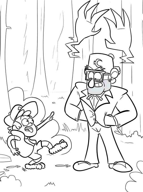 Dipper Pines And Grunkle Stan Gravity Falls Coloring Page Kids Play Dipper Pines And Grunkle Stan Gravity Falls Coloring Page Kids Play