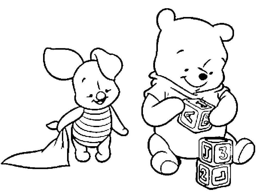 Disney Babies Winnie The Pooh Coloring Page Free Printable Coloring Disney Babies Winnie The Pooh Coloring Page Free Printable Coloring