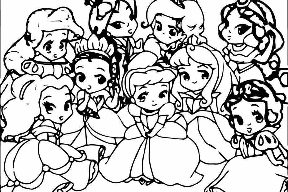 Disney Baby Princess Coloring Pages Coloring Home