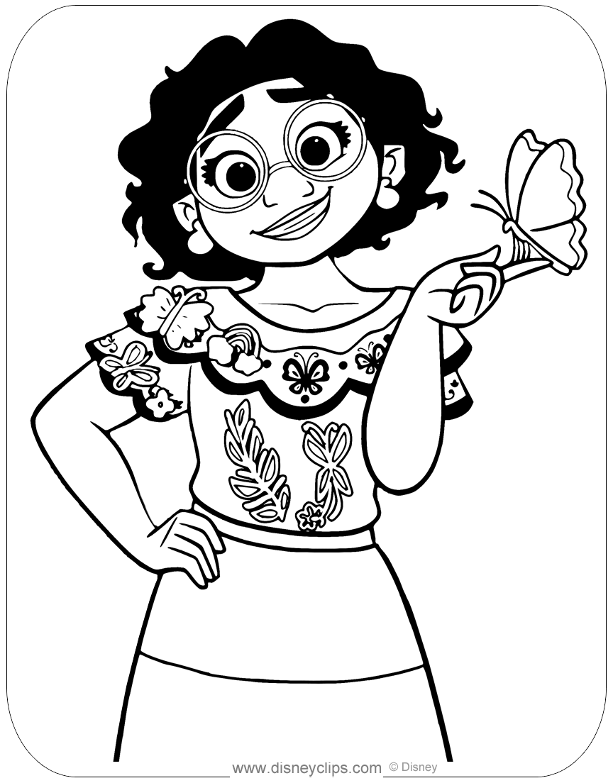 Disney Encanto Coloring Page Coloring Home Disney Encanto Coloring Page Coloring Home