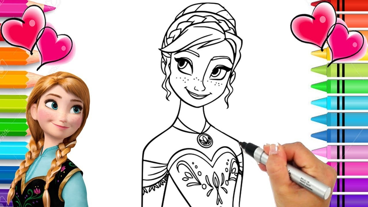 Disney Frozen 2 Anna Coloring Page Frozen Coloring Book Anna And Elsa Disney Frozen 2 Anna Coloring Page Frozen Coloring Book Anna And Elsa