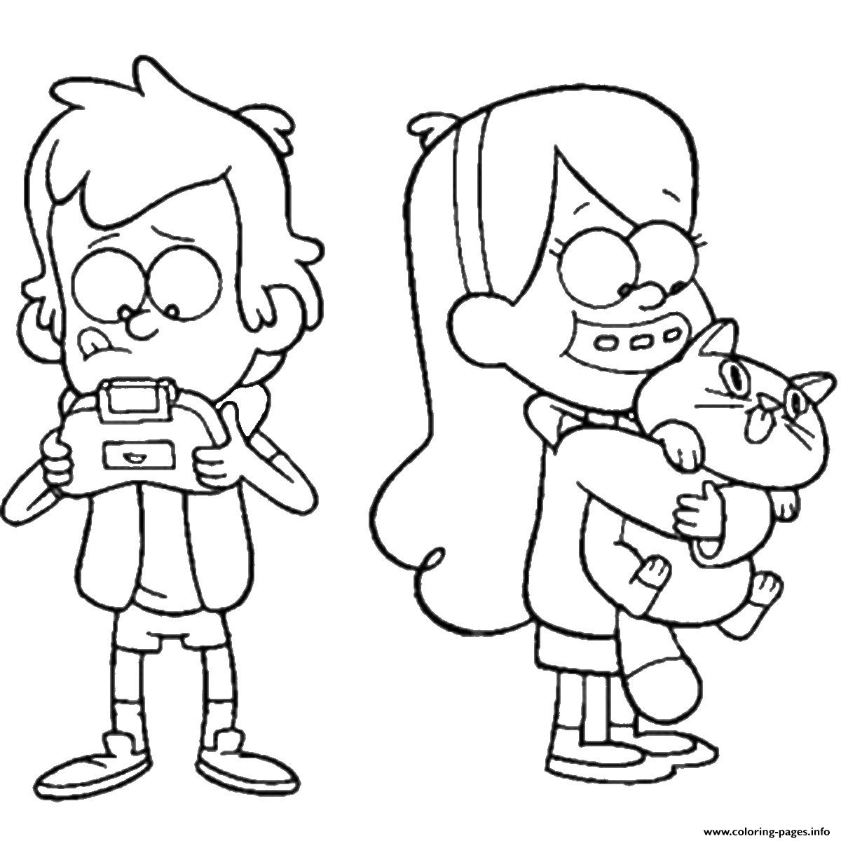Disney Gravity Falls Mabel Coloring Page Printable Disney Gravity Falls Mabel Coloring Page Printable
