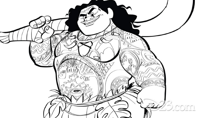 Disney Maui Coloring Pages Coloring Pages Disney Maui Coloring Pages Coloring Pages