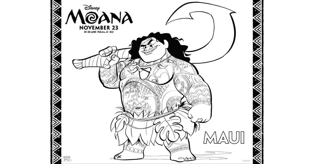 Disney Maui Coloring Pages Coloring Pages Disney Maui Coloring Pages Coloring Pages
