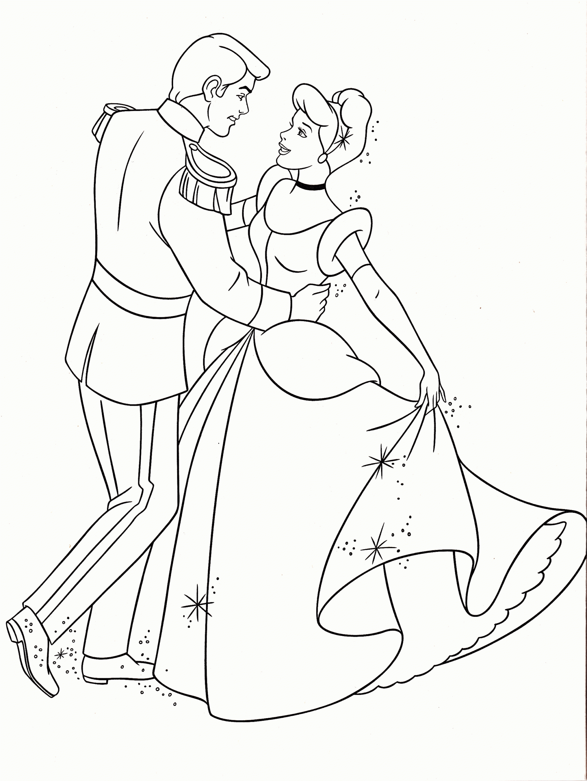 Disney Princess Coloring Pages Cinderella Coloring Home Disney Princess Coloring Pages Cinderella Coloring Home