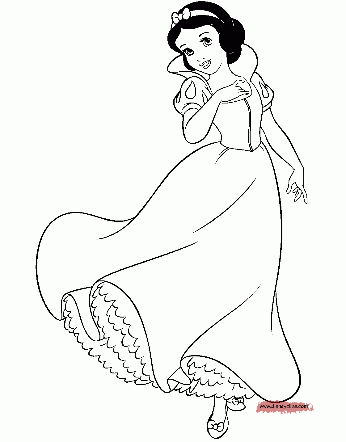 Disney Princess Coloring Pages Snow White Coloring Home Disney Princess Coloring Pages Snow White Coloring Home