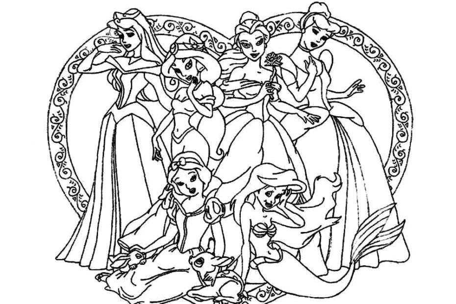 Disney Princess Pictures Coloring Pages Infoupdate
