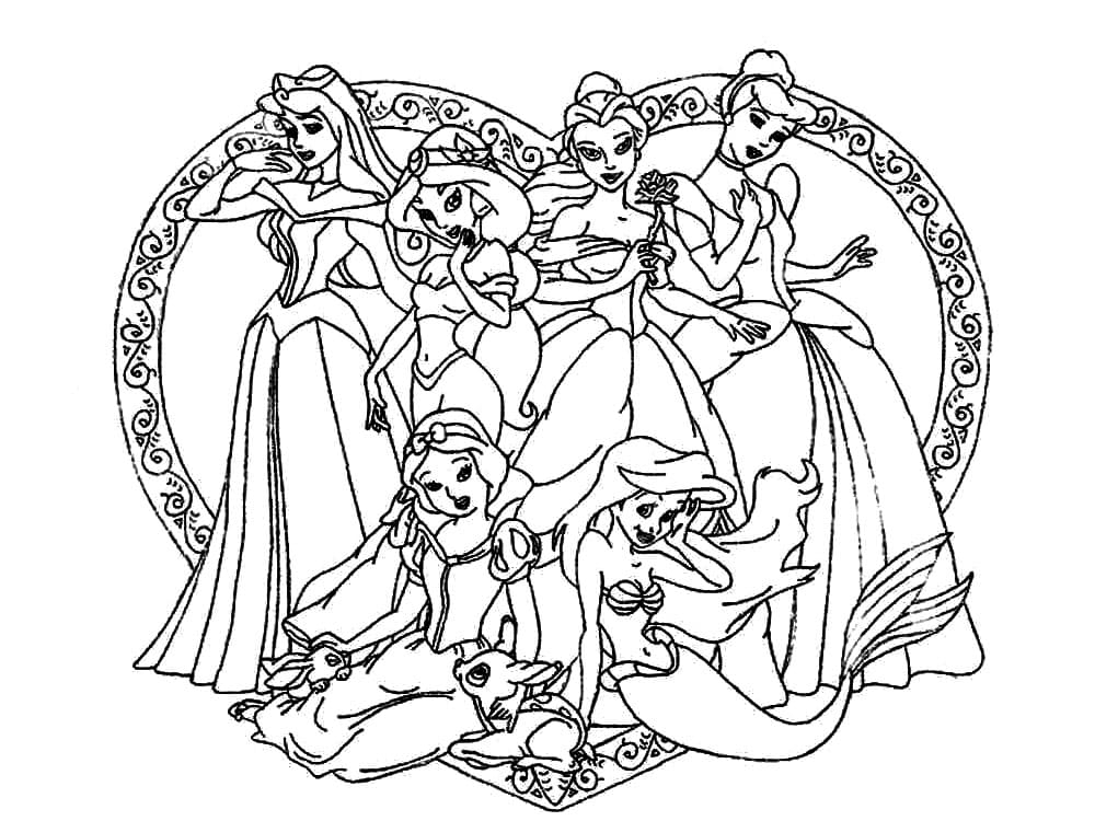 Disney Princess Pictures Coloring Pages Infoupdate Disney Princess Pictures Coloring Pages Infoupdate